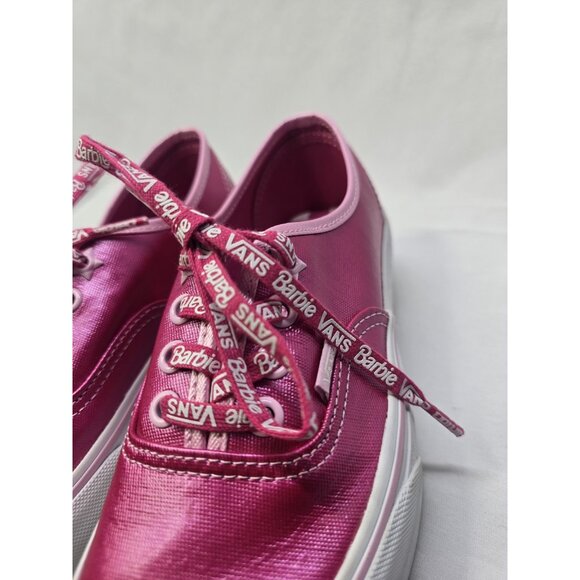 Vans X Barbie Authentic Stac Platform “Hot Pink White”  Women’s Size 5 - Picture 4 of 11
